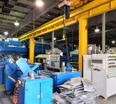 上海复合生产线回收覆膜生产线回收覆膜流水线回收上海生产线拆除回收奥帆回收公司