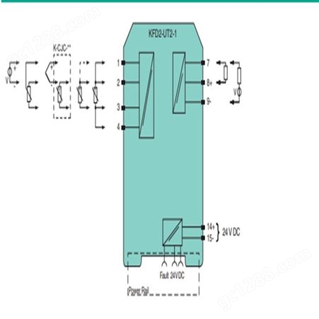P+F 倍加福 通用温度转换器 KFD2-UT2-1 屯田自控原装现货 销售