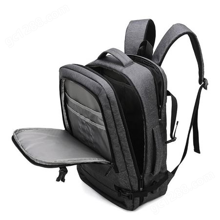 男士双肩大容量电脑包商务旅行出差休闲包15.6寸电脑包礼品定制
