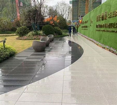 上海金山陶瓷石英砖 生态地铺石景观园林pc砖生产厂家