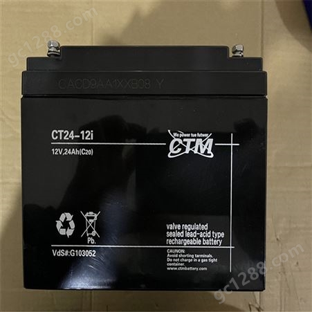 德国CTM蓄电池CT2.1-12 12V2.1AH铅酸免维护 EPS配电柜 船舶