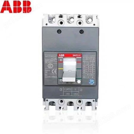 ABB三相空气开关SACE T1N160 3P/4P R125A R100A R80A塑壳断路器