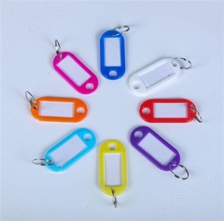 厂家供应定制彩色塑料钥匙牌_钥匙扣记号牌_行李标签牌_钥匙配饰定制