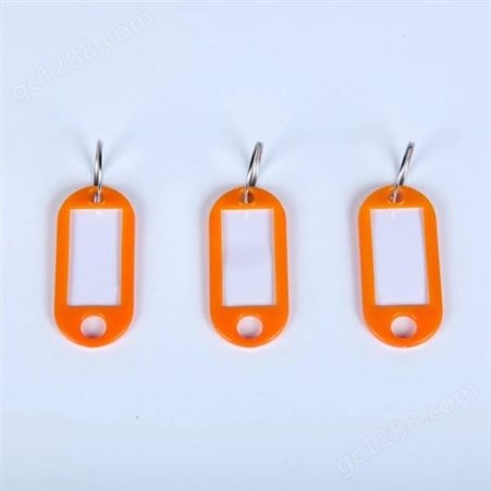 厂家批发彩色塑料钥匙牌创意钥匙扣记号牌行李标签牌配饰挂件