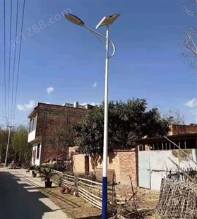 云南昆明小型太阳能发电设备Led路灯生产厂家批发6米太阳能路灯海螺臂路灯