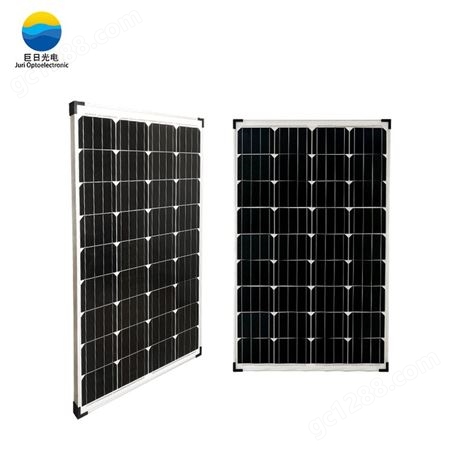 交通100W多晶太阳能电池板组件，家用光伏发电系统，太阳能电池板价格