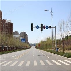 L型户外道路多功能综合杆 信号杆 不锈钢灯杆