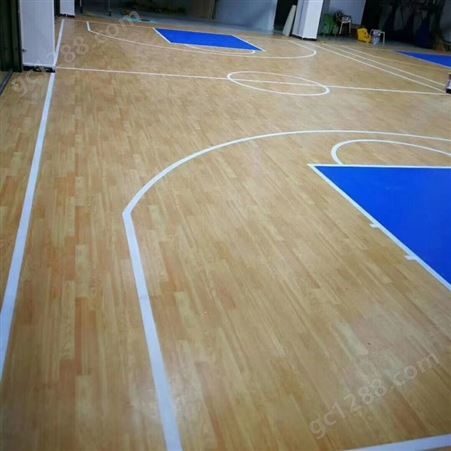 pvc运动地板 篮球场实木地板 学校操场塑胶地板 