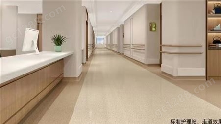 批发多层复合密实底卷材塑胶地板 走廊耐磨抗压PVC地胶