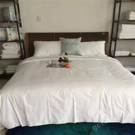 北京酒店床上用品采购 鑫艺诚酒店客房纯棉床单被罩