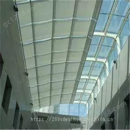 北京顶棚遮阳帘 鑫亿诚玻璃顶防晒帘用途