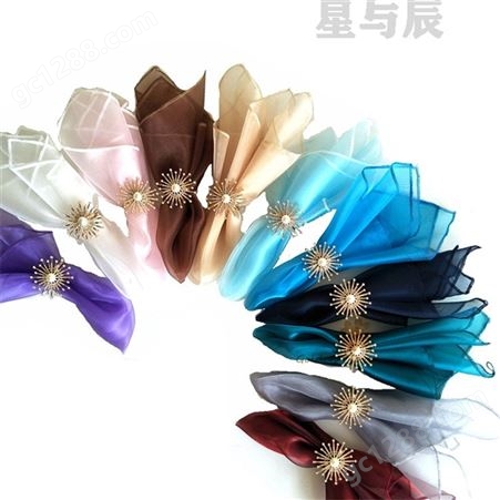 星与辰_深圳市企业批量零售定制酒店中西餐厅色餐巾
